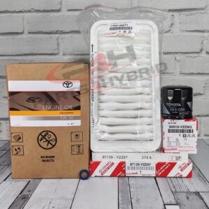 Genuine Toyota Corolla Verso Service Kit ZNR10 1.6L 2001-2007 5W30 OIL & Filters