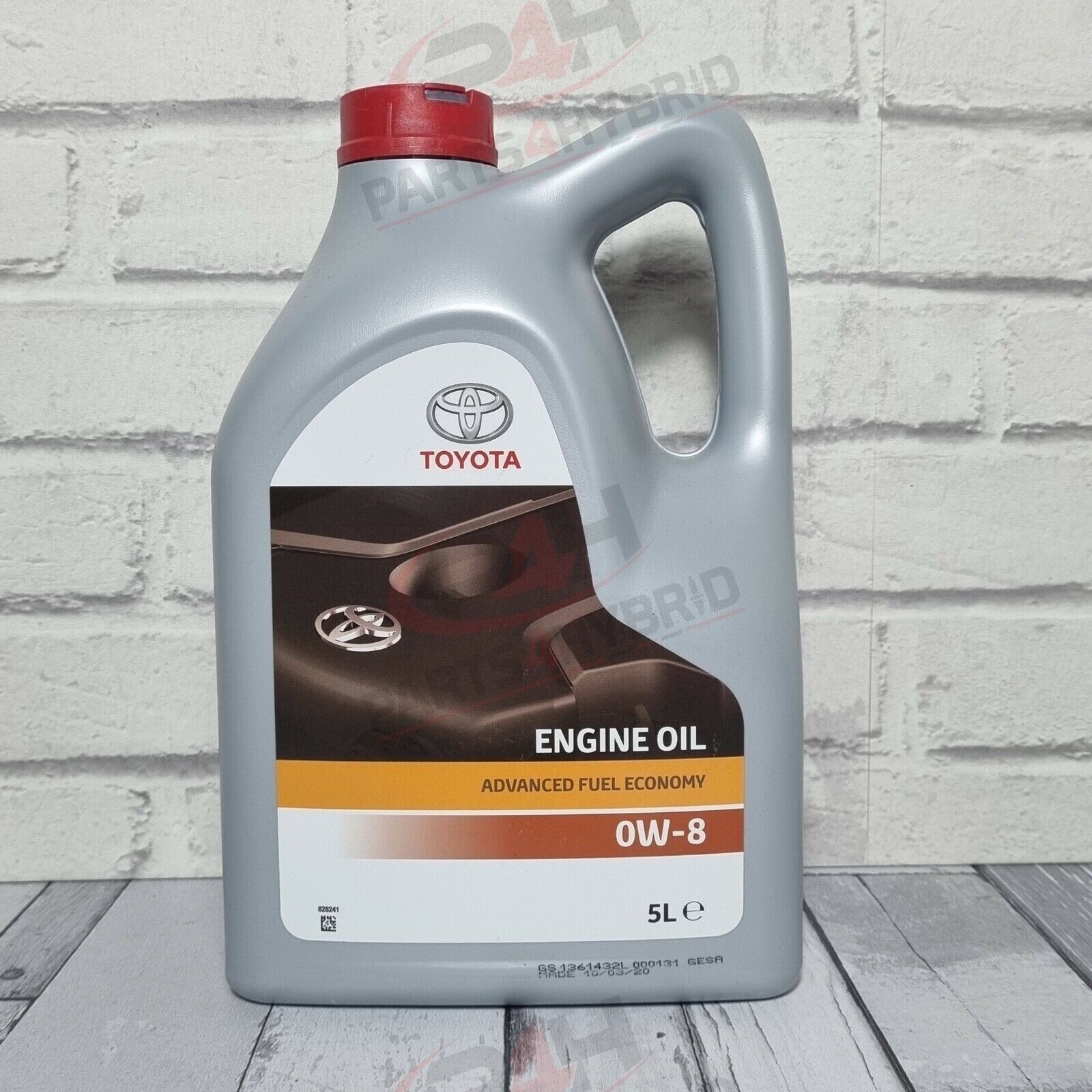 Toyota Yaris Hybrid 0W8 Engine Oil Genuine Toyota AFE JASO GLV-1 MXPH11 2020 - Image 4