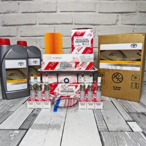 Genuine Lexus IS250 Service Kit GSE21 3.5L 2005-2010 With Spark Plugs & 7L 5W30