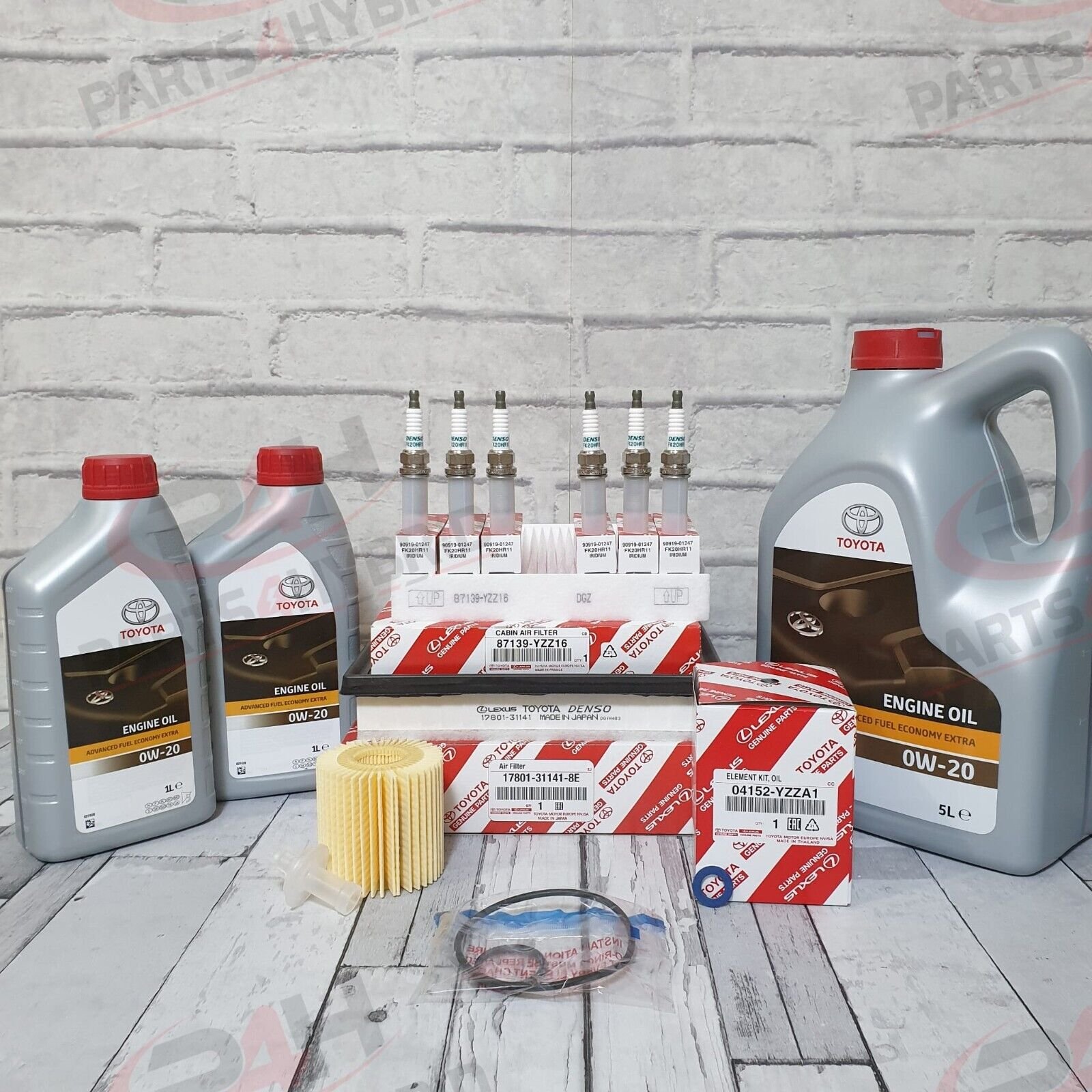 thumbnail image 2 of Genuine Lexus UX250h Service Kit 2018 Onwards – 0W16 Oil & All Filters – MZAH10 2 of 6
