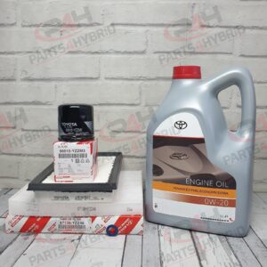 Genuine Toyota C-hr Service Kit 2016-2019 1.2Litre NGX10 0W20 Oil & All Filters