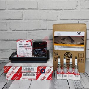 Genuine Toyota Prius Service Kit NHW20 1.5L Spark Plugs Oil & Filters 2003-2009
