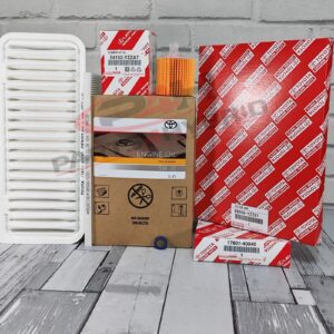 Genuine Toyota iQ Service Kit NGJ10 1.3L 2008 - 2014 With 5W30 Oil & All Filters
