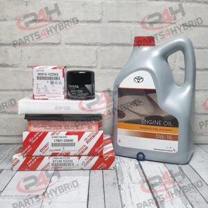 Genuine Toyota C-hr Service Kit Maxh10 2L Hybrid 2019 0W16-21 Oil & All Filters