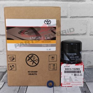Genuine Toyota Oil Service Kit 5W30 Oil Sump Plug Washer & Oil Filter