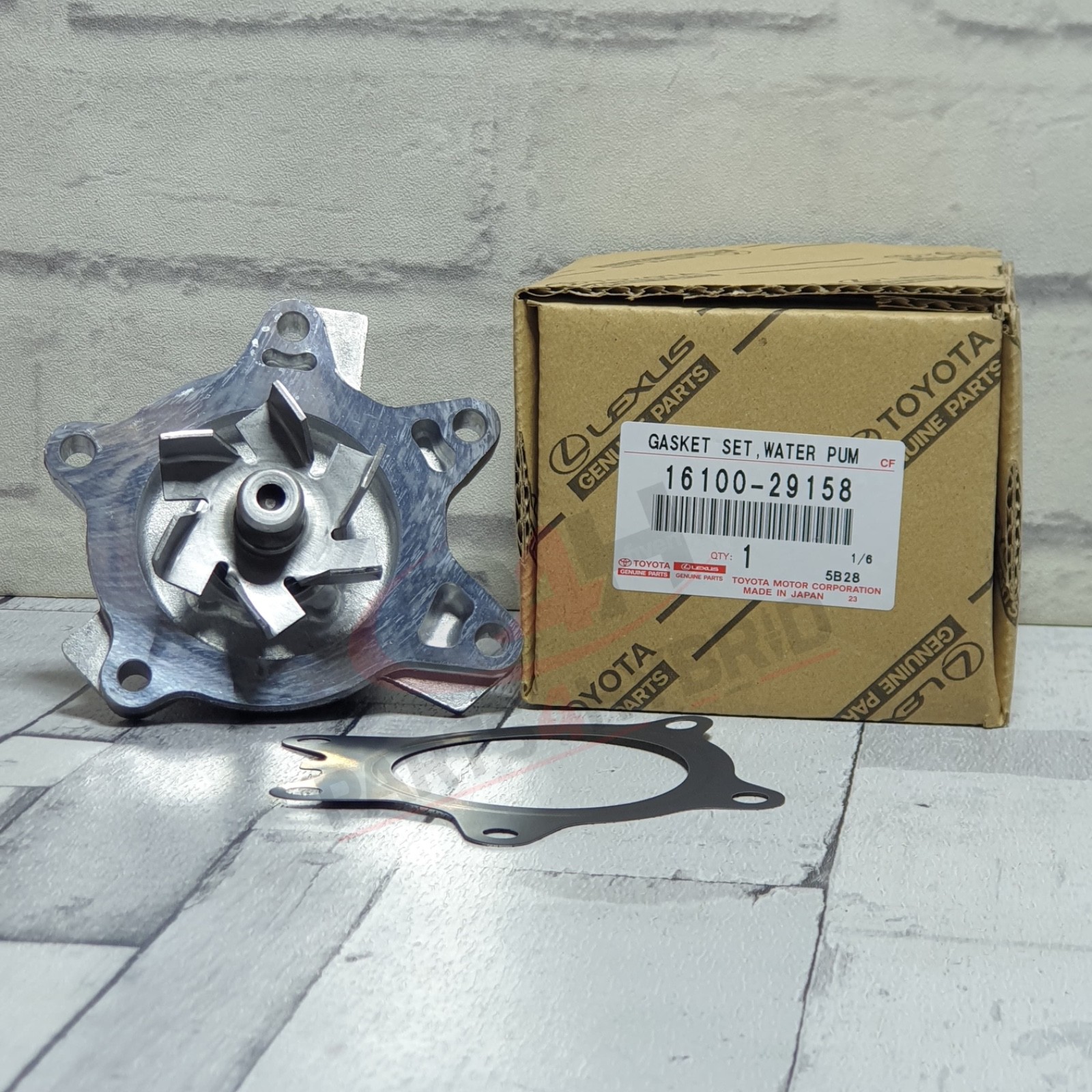 Genuine Toyota Prius Water Pump 2005 to 2009 Engine Water Pump Part 16100-29158 - Image 3