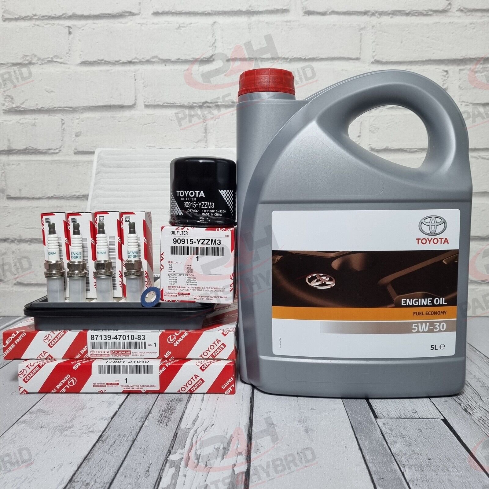 Genuine Bosch Service Kit For Toyota Prius (09-2015, 1.8L ZVW30) - Air, Oil & Cabin Filters
