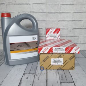Genuine Toyota Corolla Service Kit CDE120L DIESEL 2001-07 5W30 OIL
