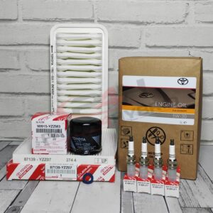 Genuine Toyota Corolla Service Kit Zze121 1.6L 2001-2007 With Spark Plugs