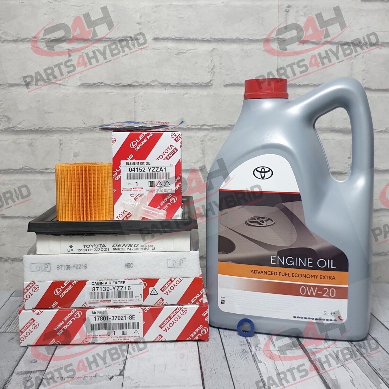 Lexus NX300H Service Kit 2014-2021 Hybrid 2.5L Genuine OW20 OIL & All Filters