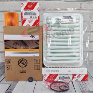 Genuine Toyota Sienta Service Kit 1.5L 2015 Onwards 5W30 Oil & All Filters