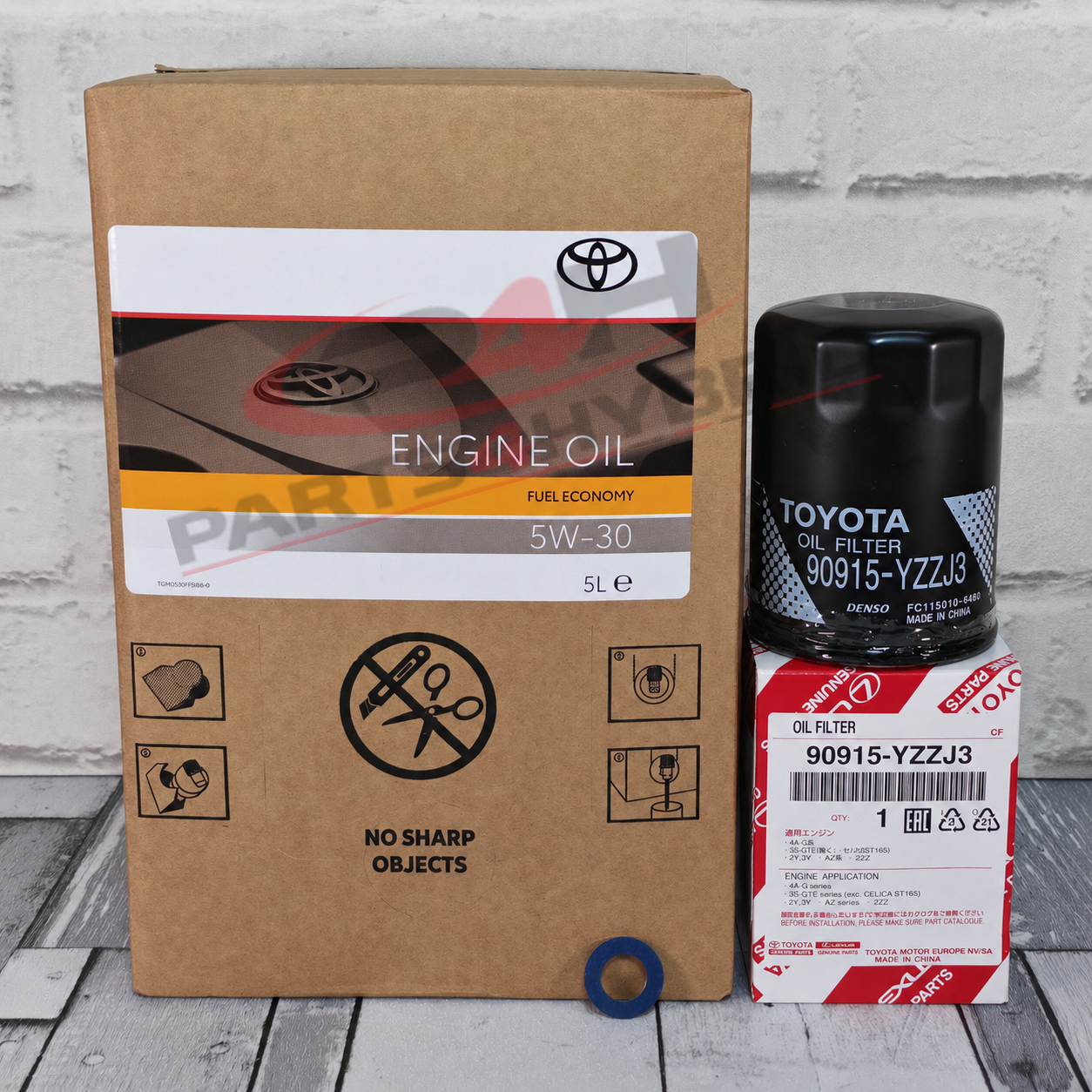 Genuine Lexus RX400H Oil Change Service Kit 2005 - 2008 5W30 Oil Filter & Washer