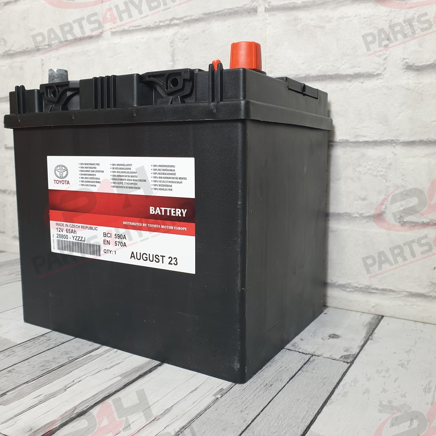 Genuine Toyota Auris 12V Battery 65AH Auxiliary Battery 55D23L 28800-AZC20 D23 - Image 4
