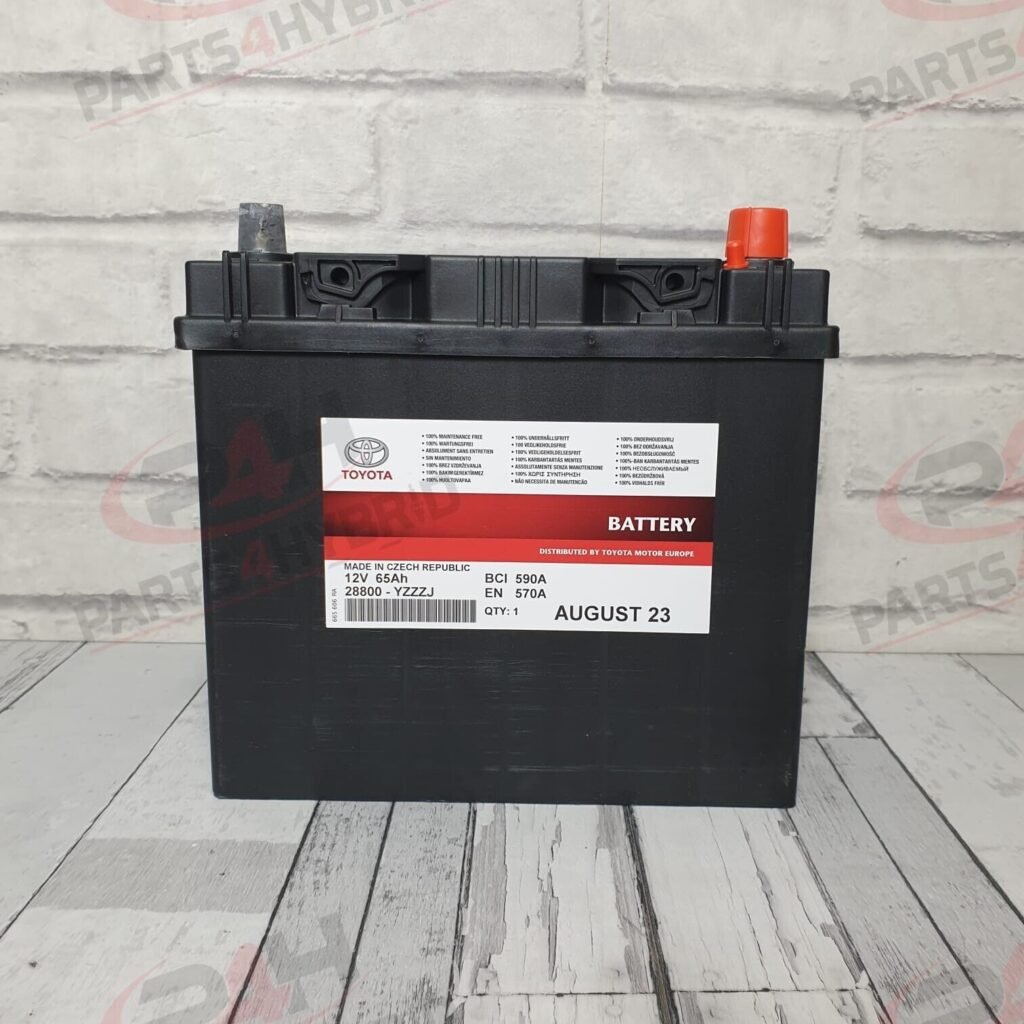 Genuine Toyota Auris 12V Battery 65AH Auxiliary Battery 55D23L 28800 ...