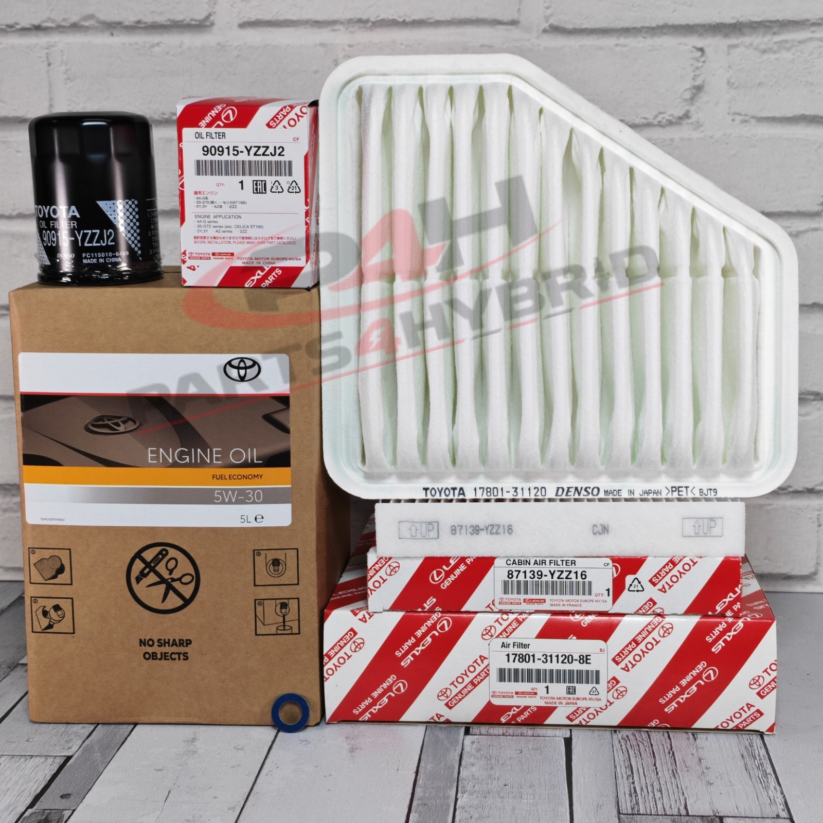 Genuine Toyota RAV4 Service Kit 3.5L Petrol GSA30 2007 - 2012 Also Fits RAV4 2L