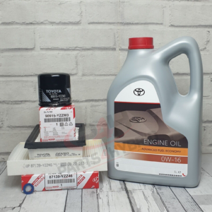 Toyota Aygo Service Kit 1.0L Kgb40 2018 TO 2021 Genuine 0W16 Oil & All Filters