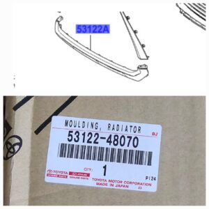 Genuine Lexus Rx450h Radiator Grille Moulding Oem Part 53122-48070 RRP Over £600