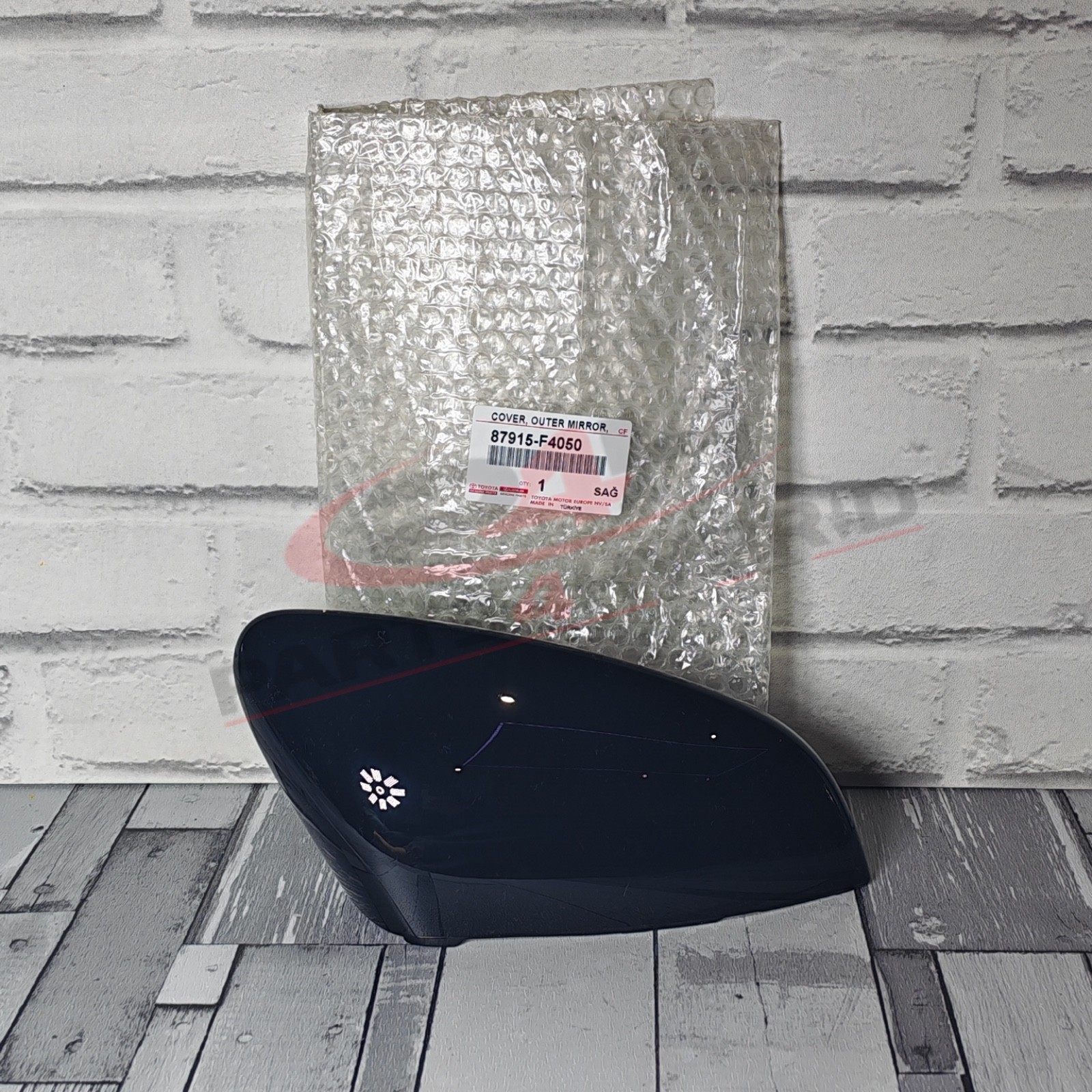 Genuine Toyota C-HR Wing Mirror Cover Outer Cap Black Right Side O/S 87915-F4050