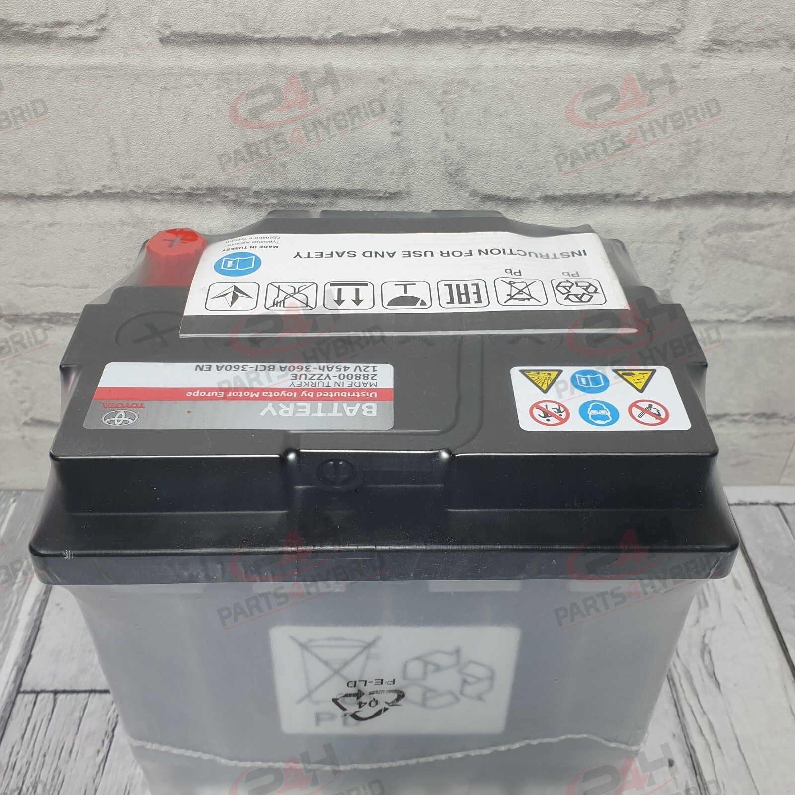 Genuine Toyota C-hr 12V Battery Ngx50 1.2 45AH Auxiliary Battery Oem 28800-AZC01 - Image 5