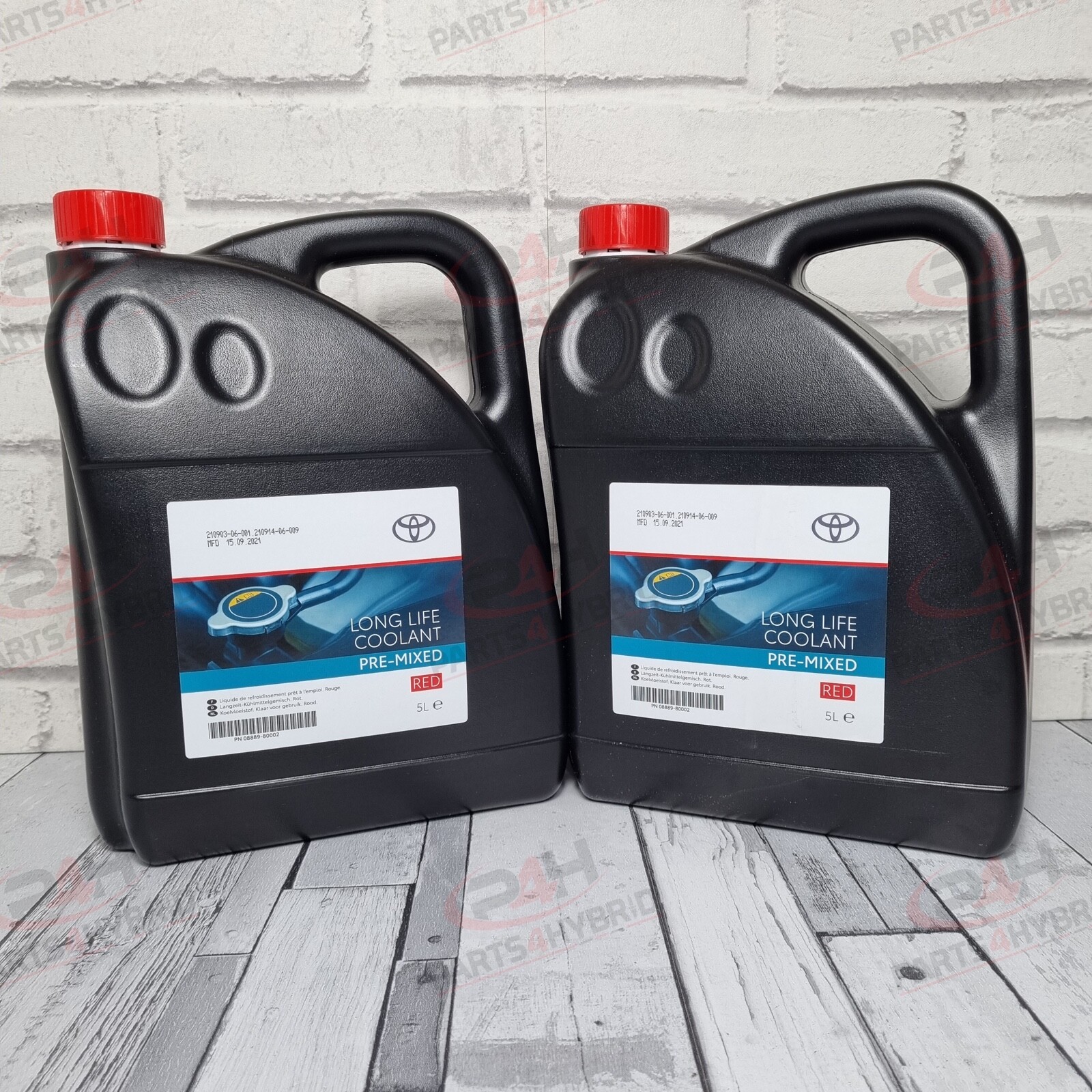 GENUINE TOYOTA RED COOLANT READY TO USE PREMIXED OEM 08889-80006 & 08889-80002 - Image 5