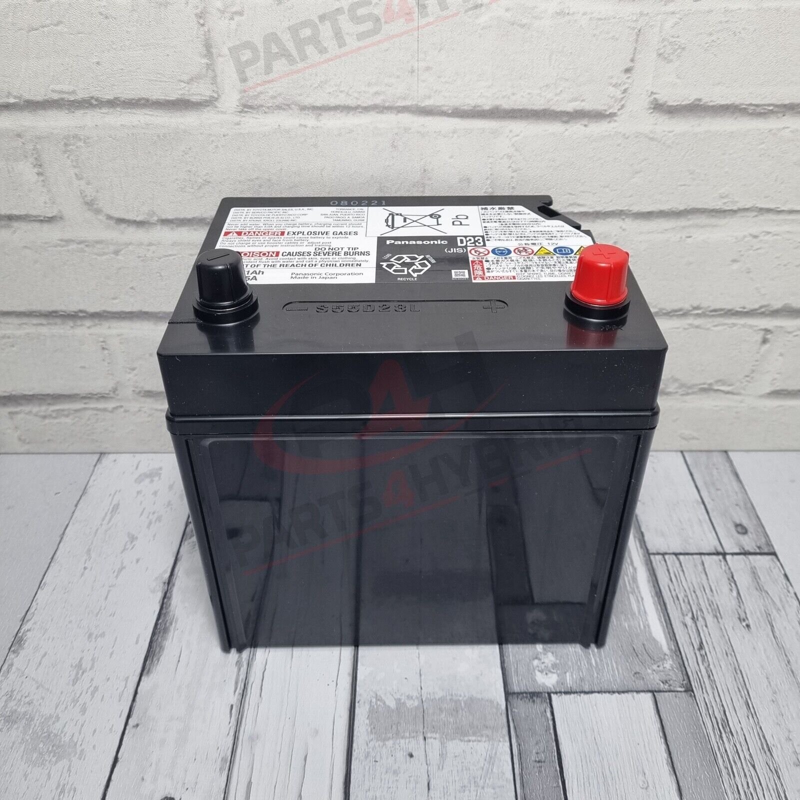 Genuine Lexus RX450H 12V Battery S55D23L Panasonic 2008 TO 2015 Oem 28800-31291