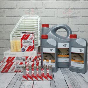 Genuine Toyota Alphard Service Kit GGH20 2008-2015 Spark Plugs & 7L 5W30 Oil