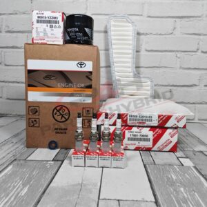 Genuine Toyota Rav4 Service Kit ZCA25 1.8L 2000-2005 With Spark Plugs & 5W30 Oil