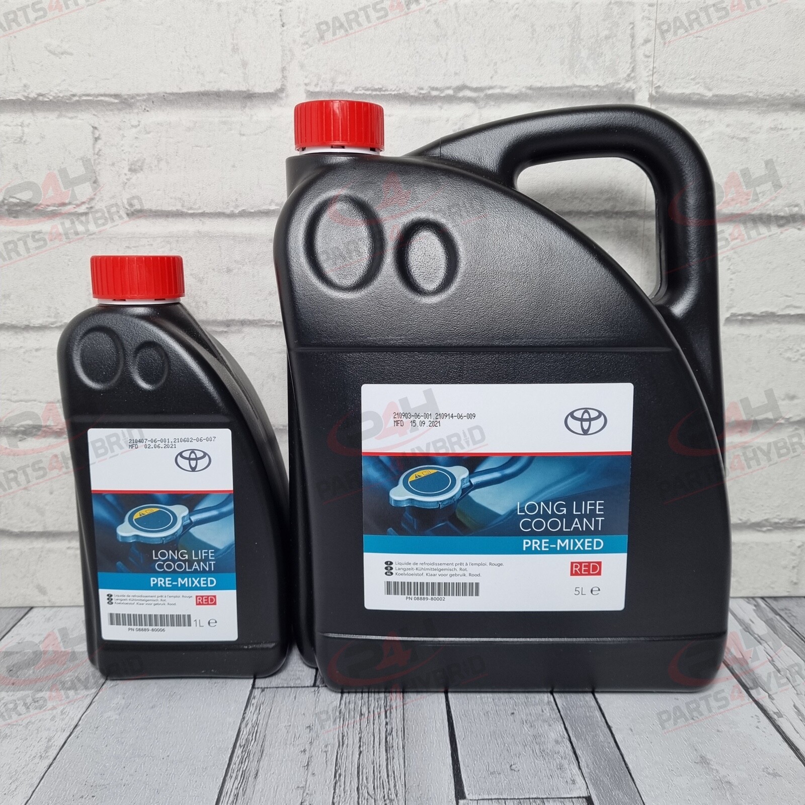 GENUINE TOYOTA RED COOLANT READY TO USE PREMIXED OEM 08889-80006 & 08889-80002 - Image 14