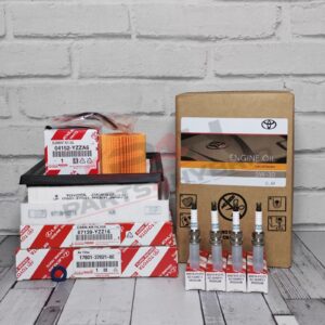 Genuine Toyota Prius Service Kit ZVW40 1.8L 2012-17 With Spark Plugs & 5W30 Oil