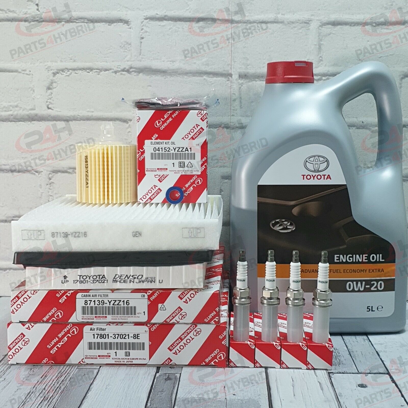 Lexus NX300H Service Kit 20142021 Hybrid Genuine 0W20 Oil Filters